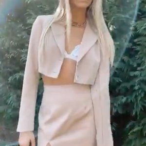 Mura Boutique Mackenzie Cropped Blazer